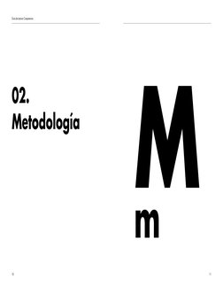 Guía de Lectura Comprensiva
10
11
Metodología
M
m
02.