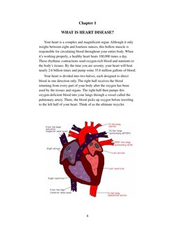 Chapter 1
WHAT IS HEART DISEASE?
Your heart is a complex and magnificent organ. Although it only
weighs between eight and fou