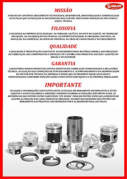 MISSÃO
ATRAVÉS DO CONTÍNUO CRESCIMENTO TECNOLÓGICO, DESENVOLVER, INDUSTRIALIZAR E COMERCIALIZAR
AUTO PEÇAS QUE SATISFAÇAM AS
