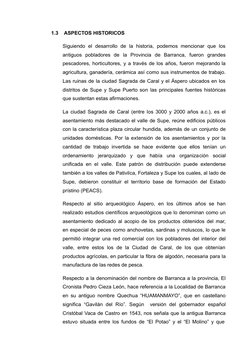 1.3 ASPECTOS HISTORICOS
Siguiendo el desarrollo de la historia, podemos mencionar que los
antiguos pobladores d
