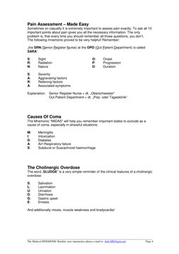 ____________________________________________________________________________________________
The Medical MNEMONIC Booklet, n