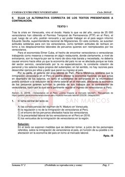 UNMSM-CENTRO PREUNIVERSITARIO Ciclo 2018-II
Semana Nº 2
(Pr