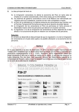 UNMSM-CENTRO PREUNIVERSITARIO Ciclo 2018-II
Semana Nº 2
(Pr