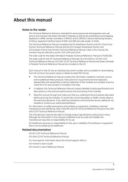 1
Document no. M1181405B
About this manual
Notes to the reader
This Technical Reference Manual is intended for service pers