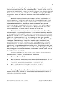 10
Outsider Witness: Commonly asked questions Maggie Carey& Shona Russell
de