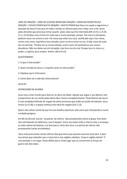 100% DE ORAÇÃO = 100% DE SUCESSO NENHUMA ORAÇÃO = NENHUM PODER POUCA
ORAÇÃO = POUCO PODER MUITA ORAÇÃO = MUITO PODER Que Deu