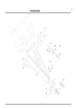 CATÁLOGO DE PEÇAS
2
11
10
9
8
1
1
7
6
6
1
1
2
2
4
5
3
12
18
14
13
12
15
17
16