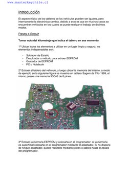 Introducción
El aspecto físico de los tableros de los vehículos pueden ser iguales, pero
internamente la electrónica camb