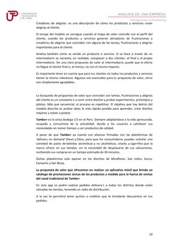 10
Creadores de alegrías: es una descripción de cómo los productos y servicios crean
alegrías al cliente.
El encaje