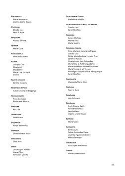10
PSICANALISTA
Marie Bonaparte
Virgínia Leone Bicudo
PSICÓLOGA
Claudia Lyra
Pearl S. Buck
PSIQUIATRA
Nise da Silve