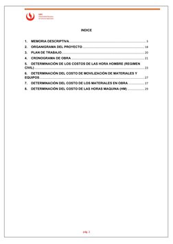 pág. 2
INDICE
1.
MEMORIA DESCRIPTIVA ...........................................................................