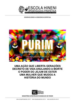 DESENVOLVENDO A CONSCIENCIA ESPIRITUAL
MINISTÉRIO APOSTÓLICO EVANGELHO DE PODER
www.evangelhodepoder.com.br