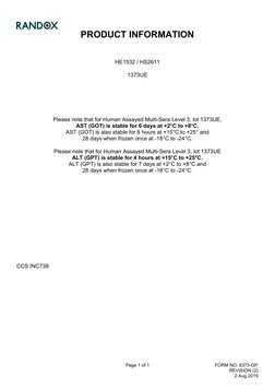 Page 1 of 1 FORM NO. 8373-GP
REVISIO