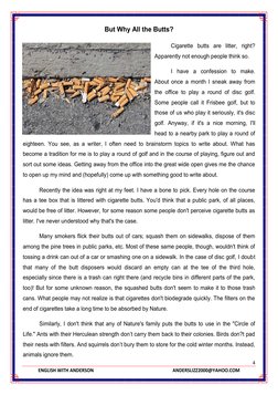 4
ENGLISH WITH ANDERSON ANDERSLIZZ2000@YAHOO.COM
But W