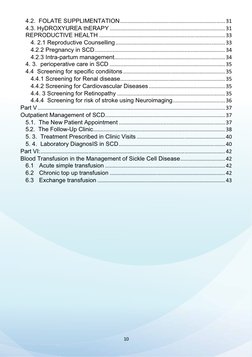10
4.2. FOLATE SUPPLIMENTATION ...................................................................... 31
4.3. HyDROXYUREA