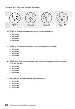Questions 34-37 refer to the following illustration:
f l
Q~
Figure 4
ure #4
34. Which of the figures demonstrates a rea