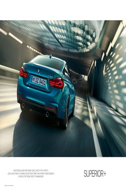 REAR DESIGN LINES EMPHASISE VEHICLE WIDTH FOR A SPORTY,
LOW-SLUNG STANCE || DYNAMIC AND EFFICIENT BMW TWIN POWER TURBO ENGI