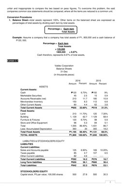 8
unfair and inappropriate to compare the two based on peso figures, To overcome this problem, the said
companies common