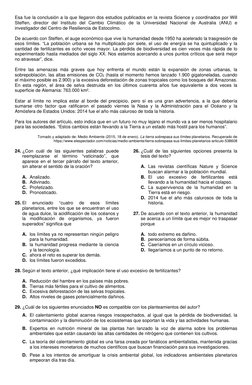 Esa fue la conclusión a la que llegaron dos estudios publicados en la revista Science y coordinados por Will
Steffen, direct