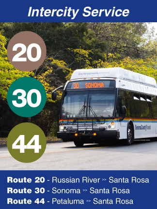 Intercity Service Route 20, 30, 44