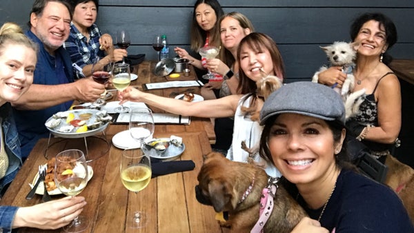WINE AND DINE WITH DOGGIES