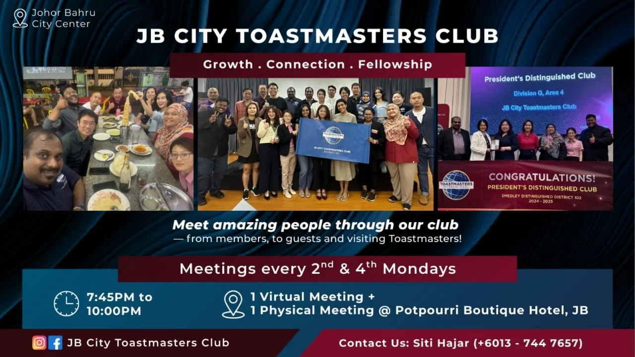 <Johor Bahru>JB City Toastmasters Club