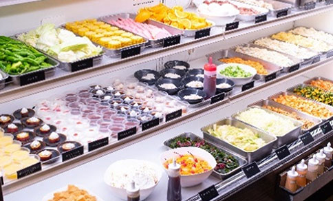 食べ放題の野菜等