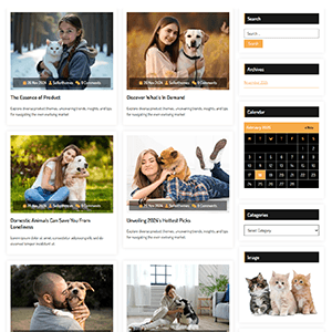 Blog Right Sidebar Page