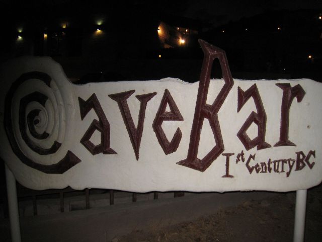 The Cave Bar is said to be the oldest in the world! Over 2000 years old! Obviously, I had a beer there.