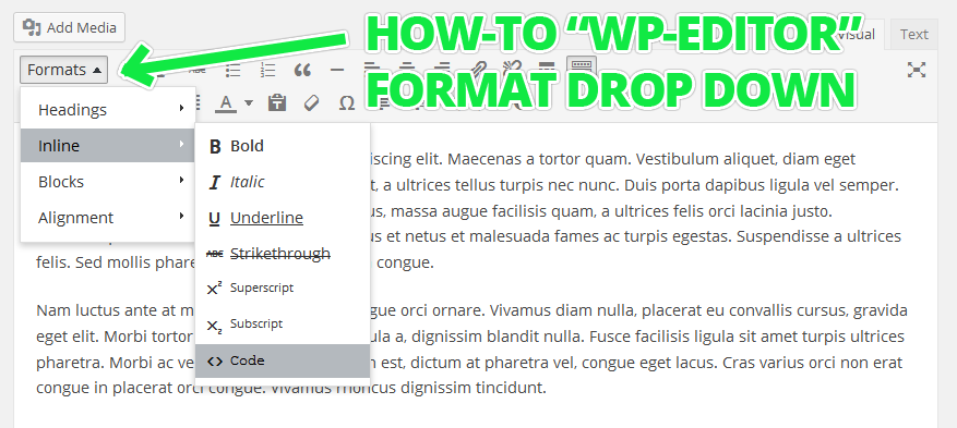 how-to-wp-editor-format-drop-down