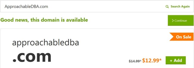 ApproachableDBA.com