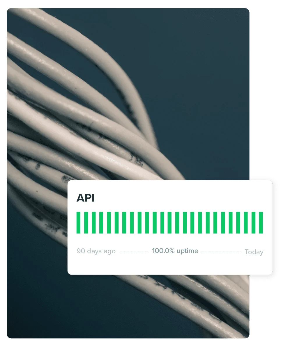 99.95% uptime guarantees peace of mind