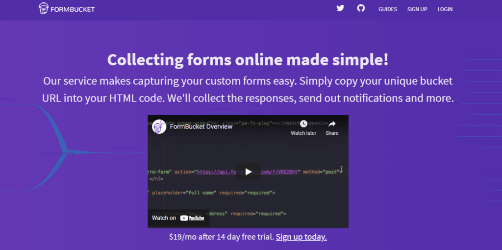 8 Tools to Use Forms on a Static Site 14 FormBucket
