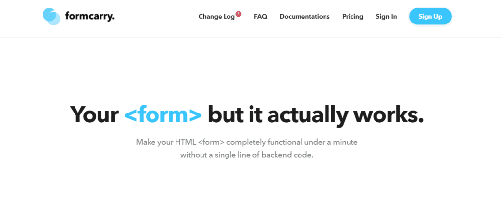 8 Tools to Use Forms on a Static Site 15 Formcarry