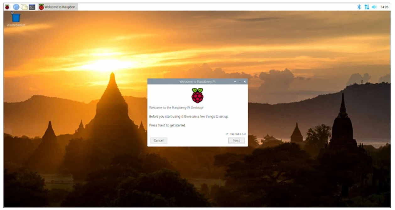 راهنمای کامل اسمبل و راهاندازی رزبری پای و Raspberry Pi 400 14 دسکتاپ و setup wizard سیستم عامل رزبری پای