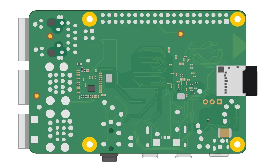 راهنمای کامل اسمبل و راهاندازی رزبری پای و Raspberry Pi 400 9 micro sd card is connected
