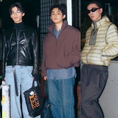 【1週間メンズスナップ】ボトムスの「スカート重ね」がモード!センスの良い若者に学ぶ、冬のマンネリ打破コーデ7選(12/22~12/28)