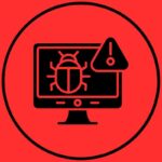 immagine di pc con warning su sfondo rosso per parlare di come un malware entra in un sito wordpress e come difendersi