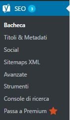 editare il file robots.txt utilizzando Yoast SEO - menu strumenti