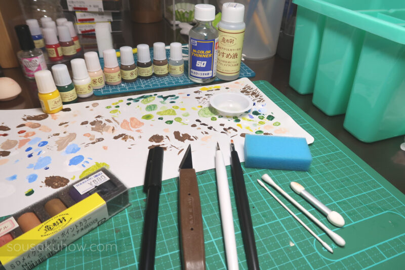 ドールカスタムメイクで必要な道具一覧