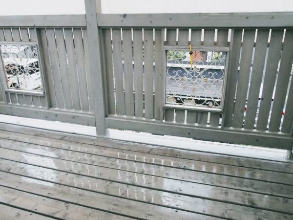 ウッドデッキの撥水