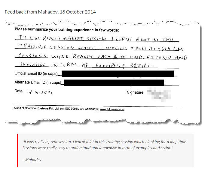 SQL Server Performance Tuning Master Class, Gurgaon September 2014