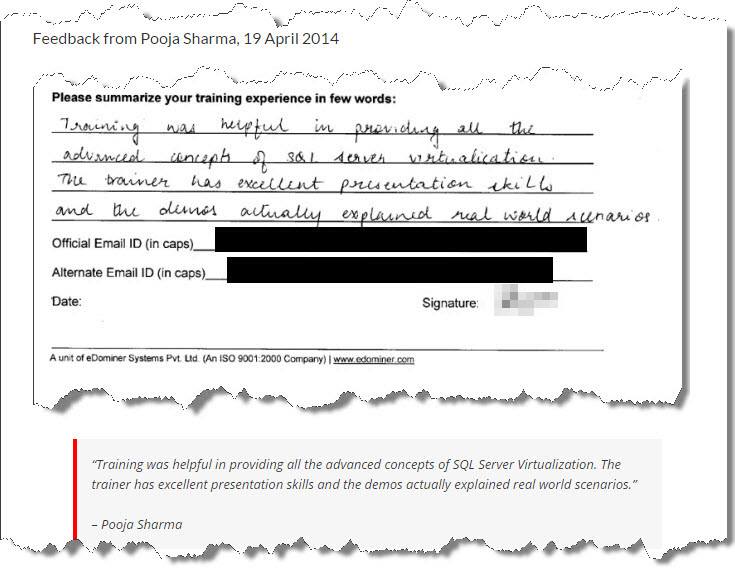 SQL Virtualization, Pune April 2014