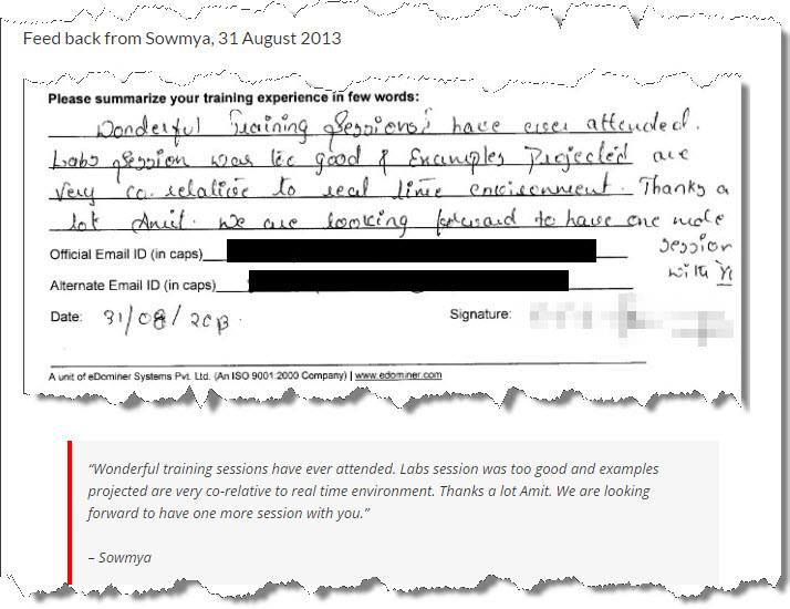 SQL Server Training, SQL Server High Availability, Bangalore August 2013