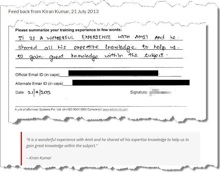 SQL Server Training, SQL Server 2012, Pune July 2013