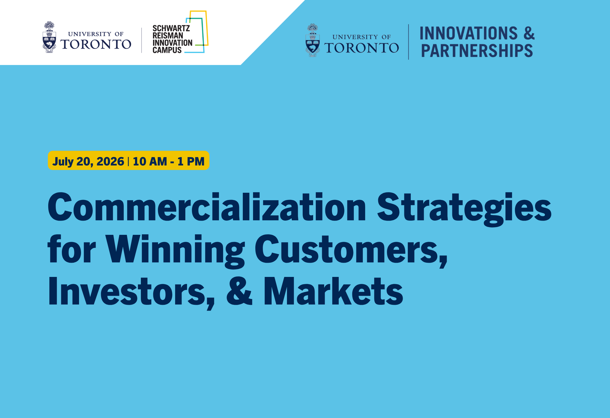 Commercialization Strategies for Winning Customers, Investors, and Markets