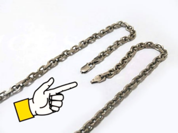 ネックレスチェーン切れ修理