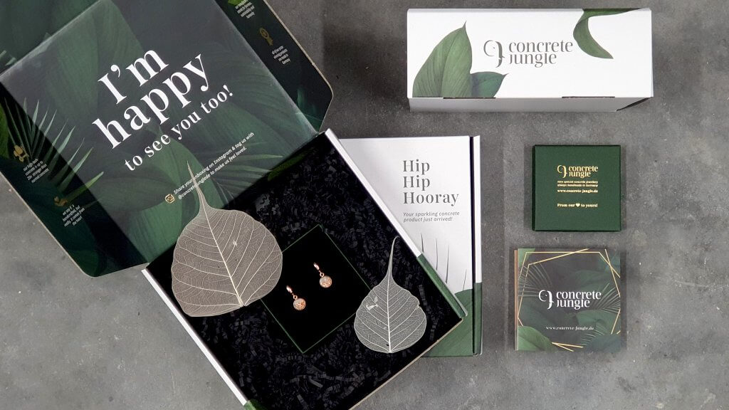 luxury branded packaging concrete jungle