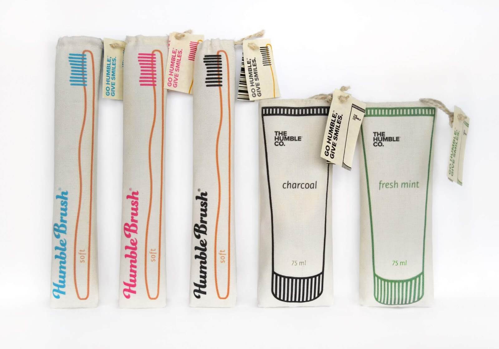 Humble co eco-friendly toothbrush covers made from recycled materials