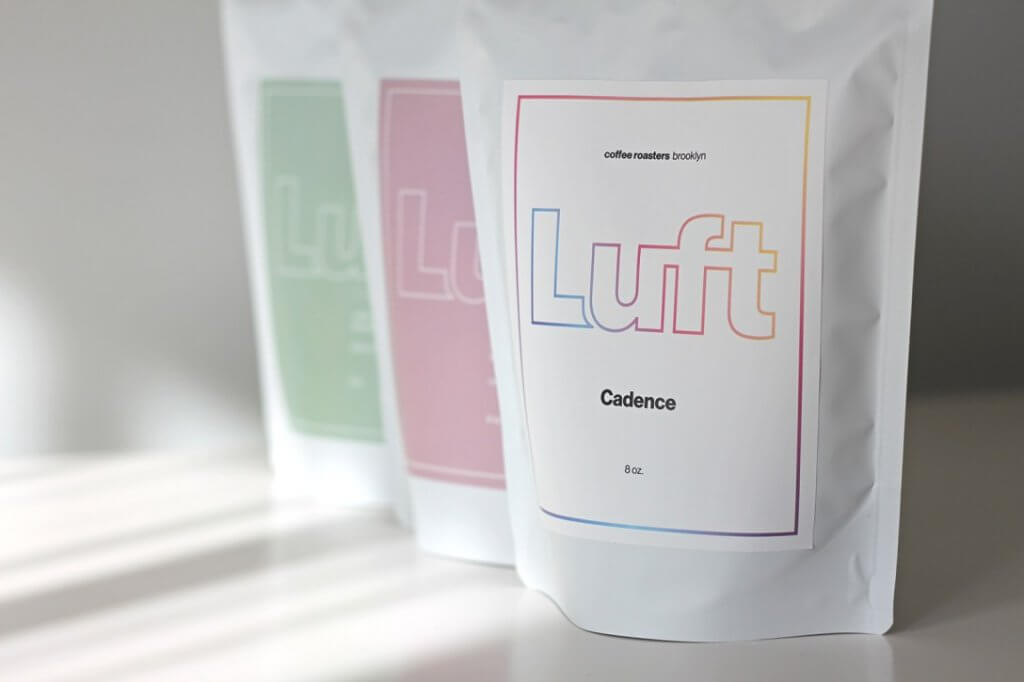 luft coffee roasters packaging